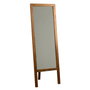 Hanah Home A43 Espejo Cheval de Madera Maciza de Pino, Nogal, 55x170 cm